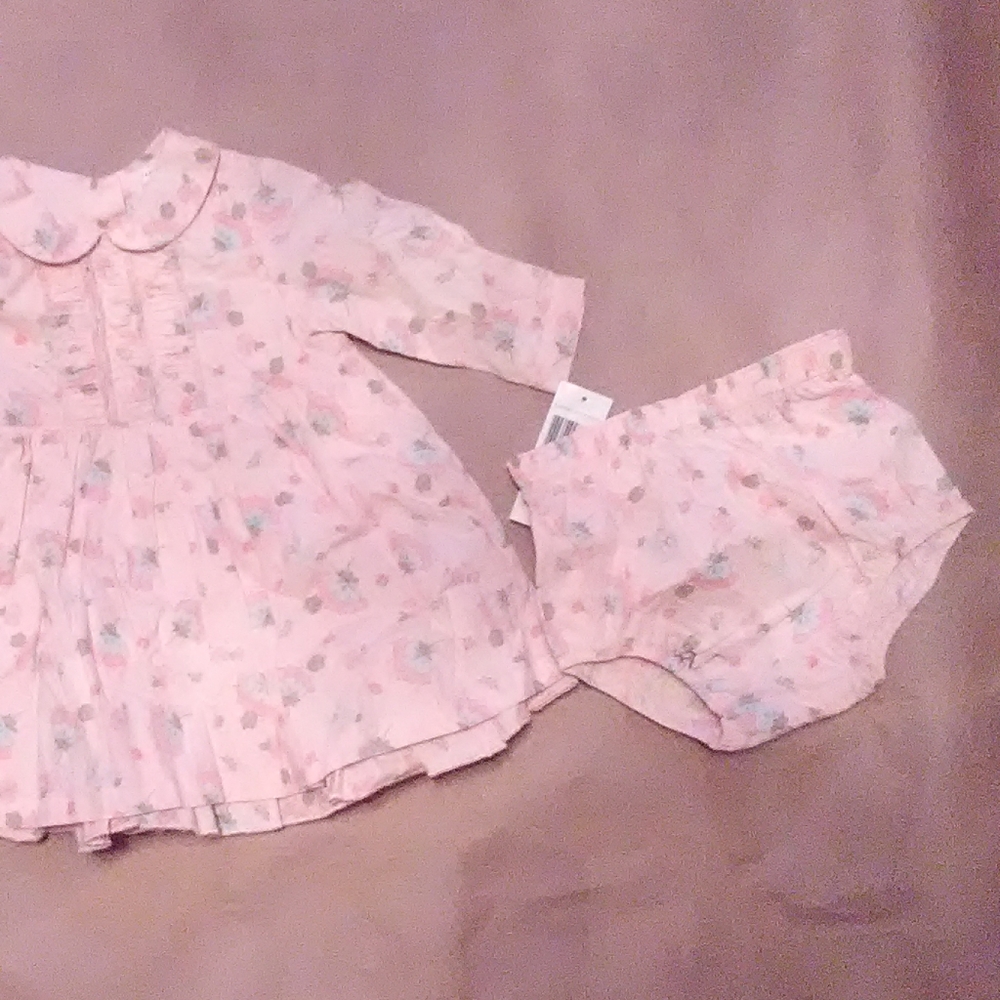 New Laura Ashley 2 piece dress set 6 month